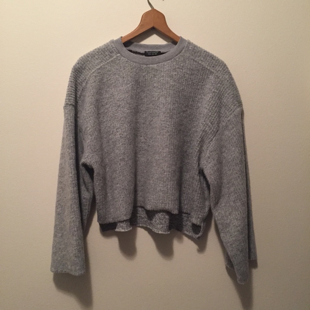Topshop Gray Sweater